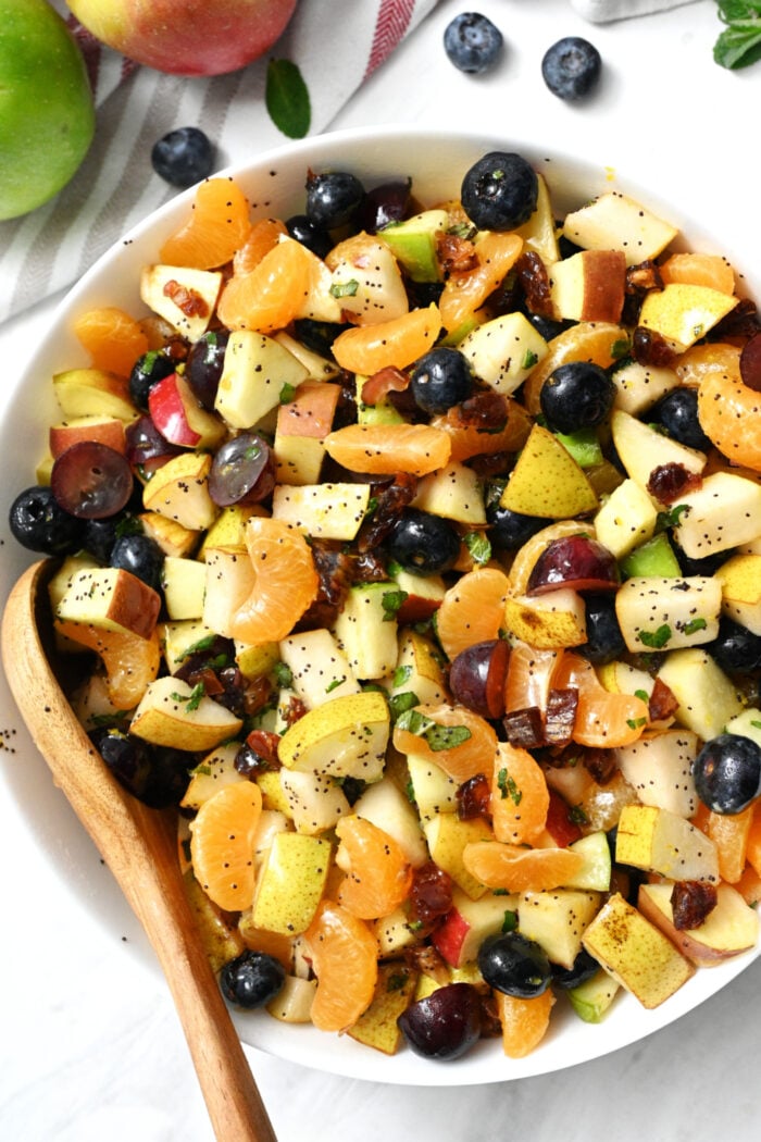 serving of Holiday Fruit Salad