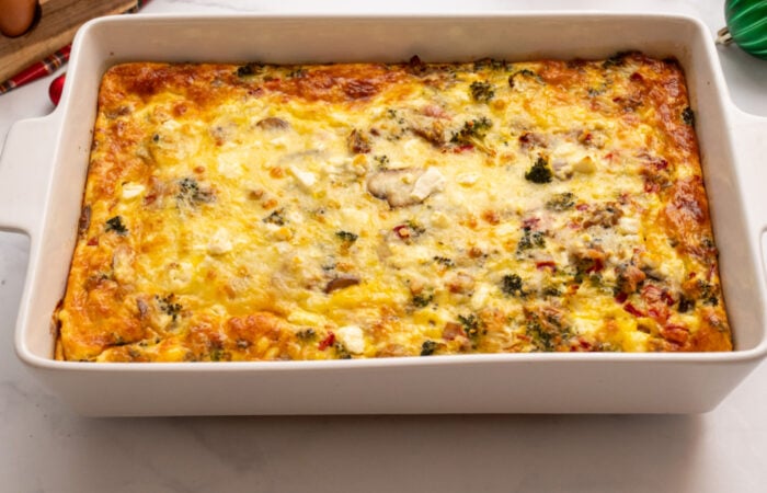 a baked Christmas casserole