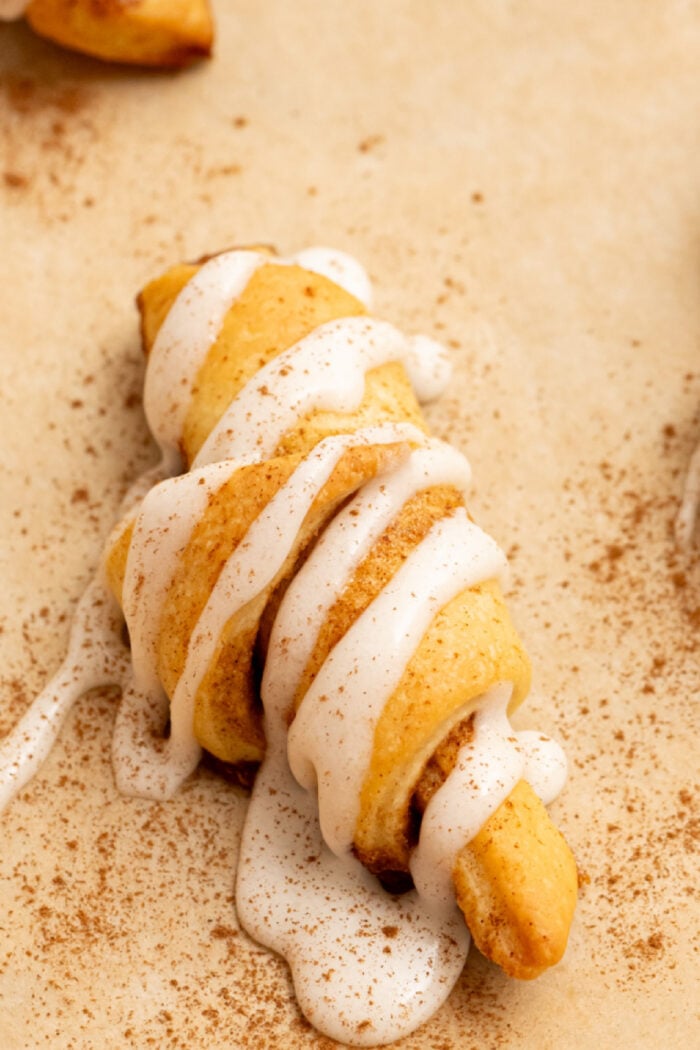a twisted cinnamon roll