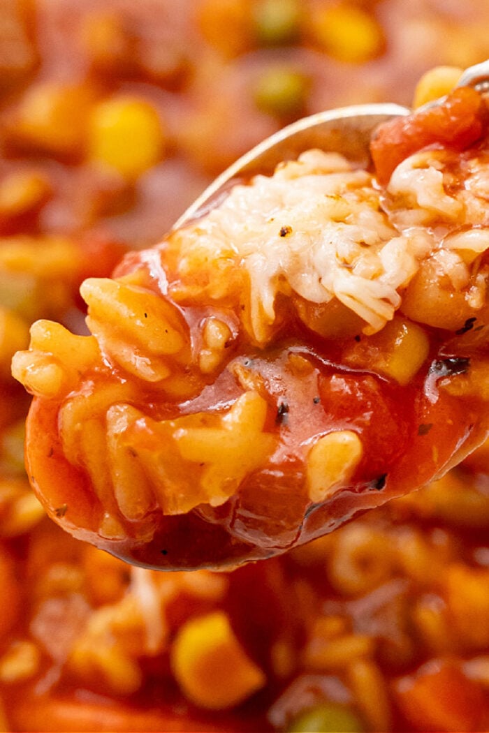 close up of ABC Soup