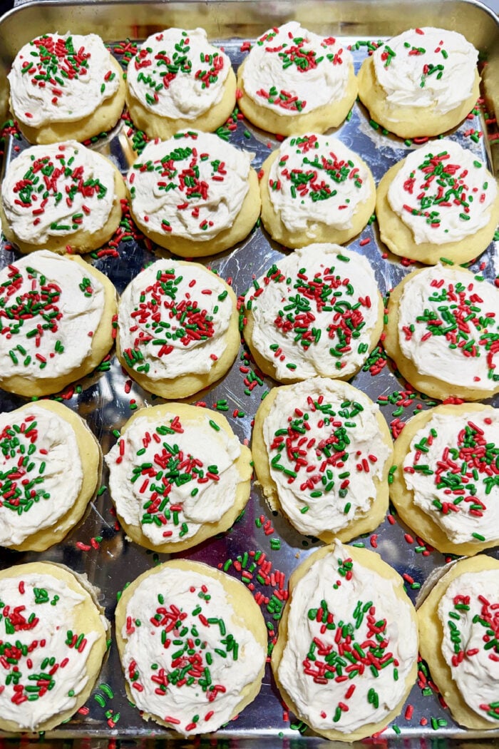 frosted Ricotta cookies