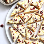 platter of White Chocolate Blondies