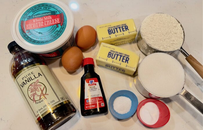 ingredients to make Traditional Italian Christmas Cookies