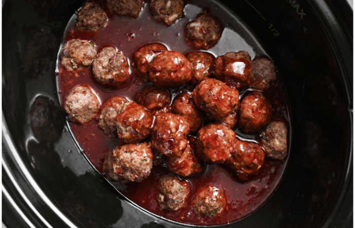 meatballs in a slow cooker
