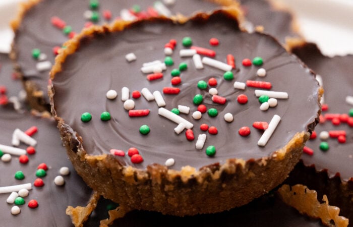 a Christmas Crack Cookie