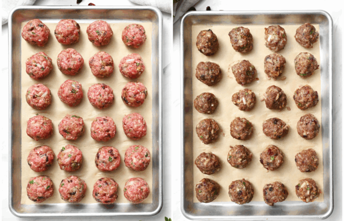 baking meatballs