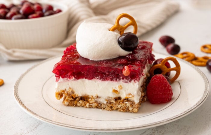 3 layered cranberry salad