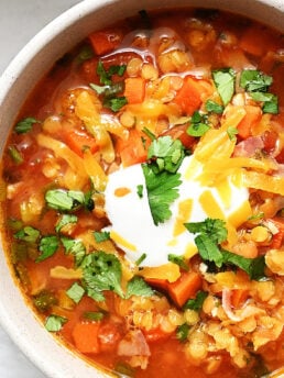 red lentil soup