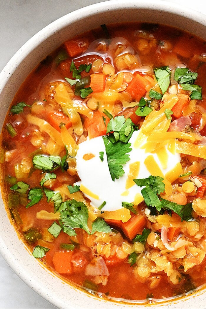 red lentil soup