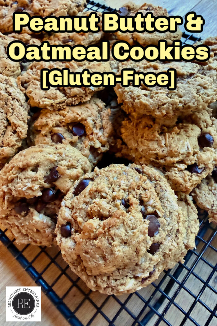 fresh Peanut Butter and Oatmeal Cookies [Gluten-Free]