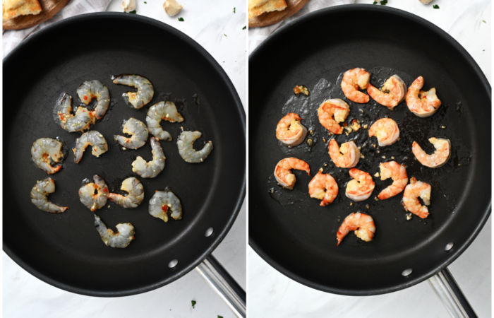 cooking fresh shrimp