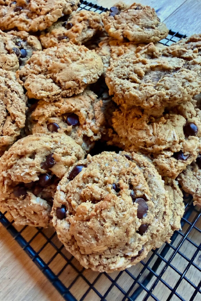 Peanut Butter and Oatmeal Cookies [Gluten-Free]