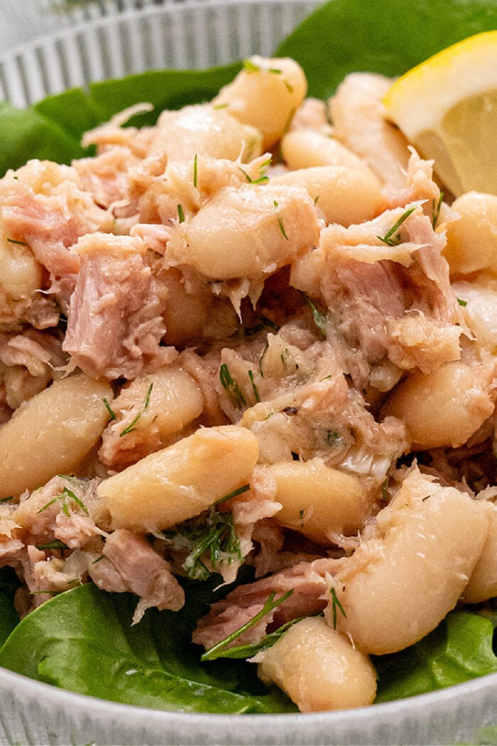 white beans and tuna
