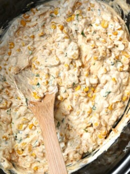 cheesy Crock Pot Street Corn Dip