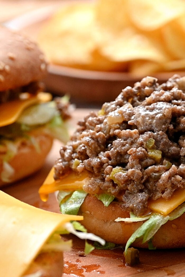 sloppy joe meat and cheese