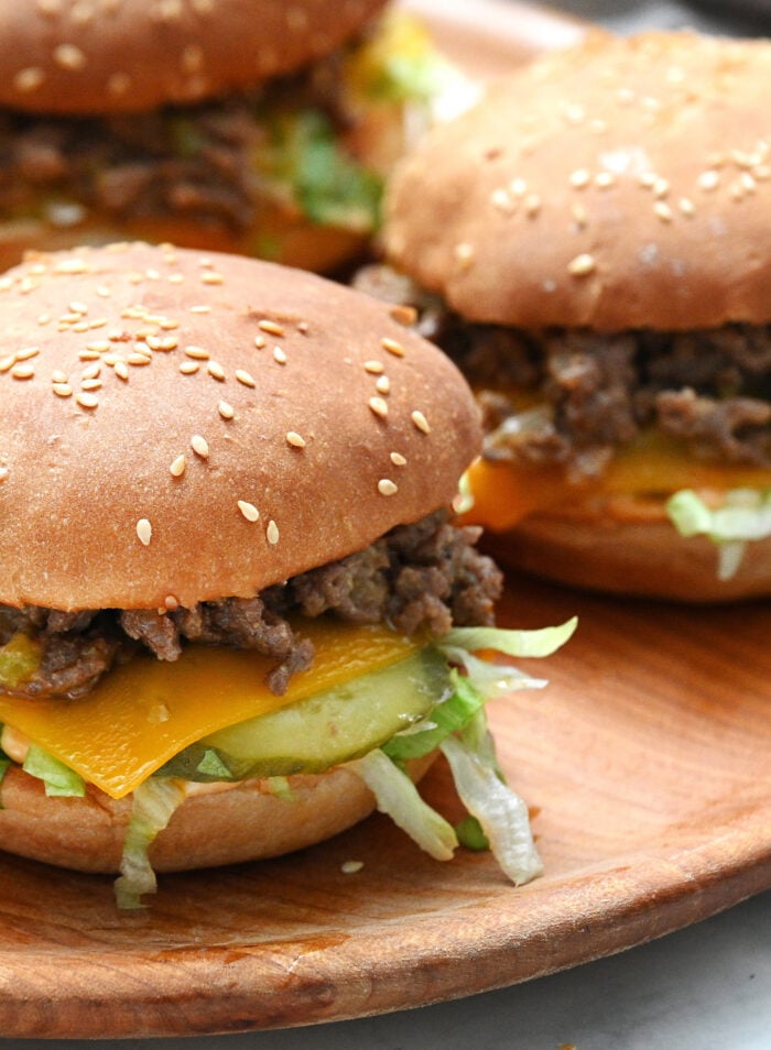 a Big Mac Sloppy Joe