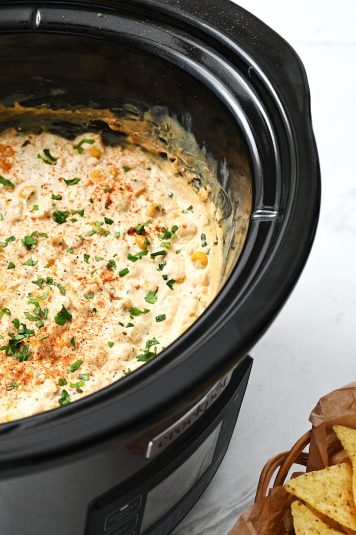 corn and cream cheese dip (hot)