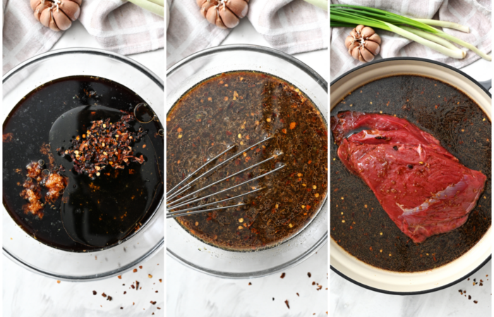 making marinade for pot roast