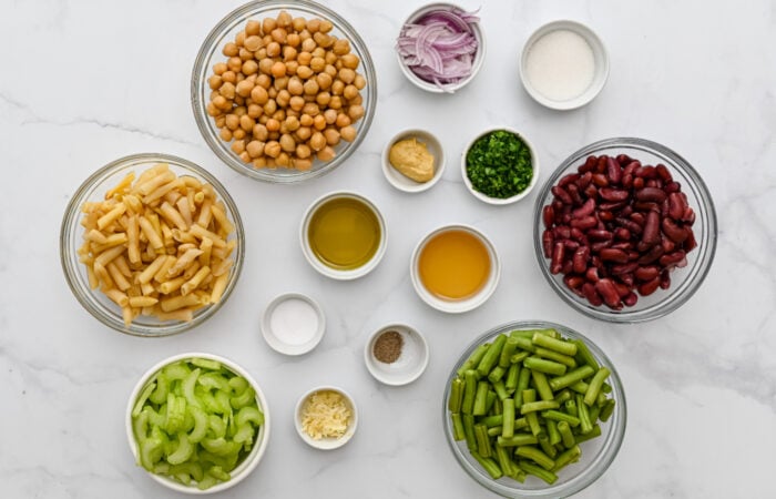 ingredients to make 4 Bean Salad