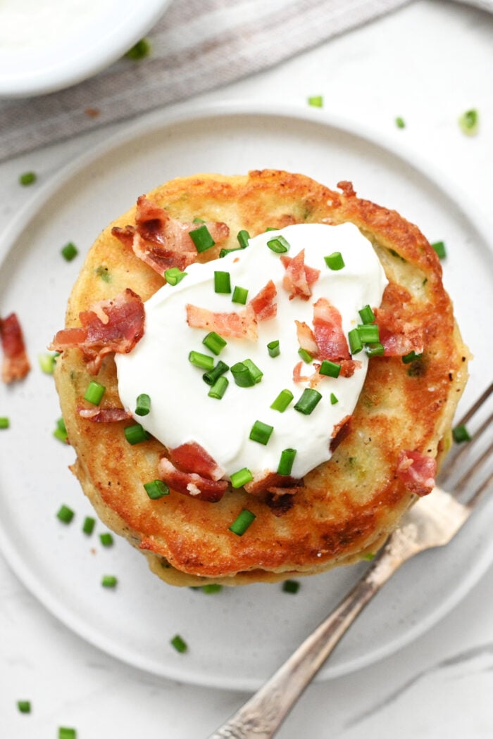 serving of Irish pancakes