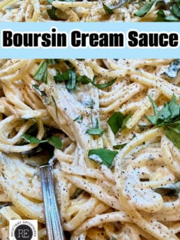 Boursin Cream Sauce