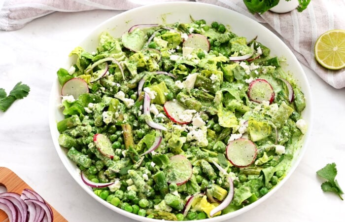 a Easter Pea and Asparagus Salad