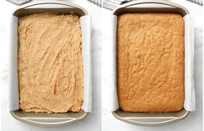 baking carrot cake