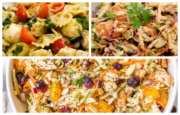 high protein chicken salads