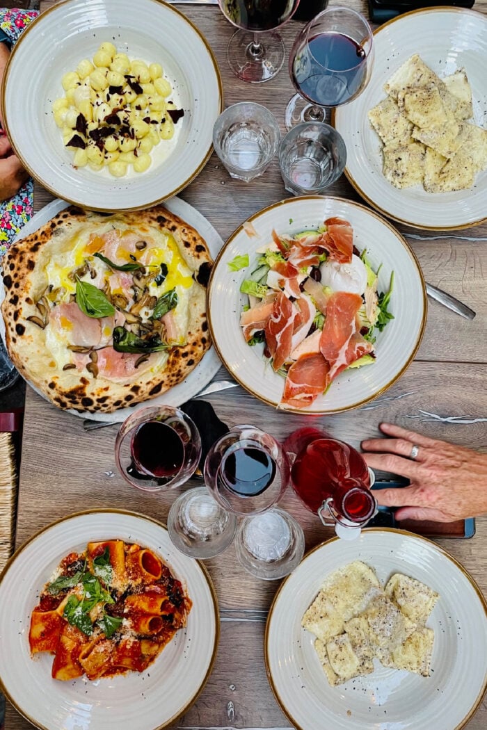 Italian food in France