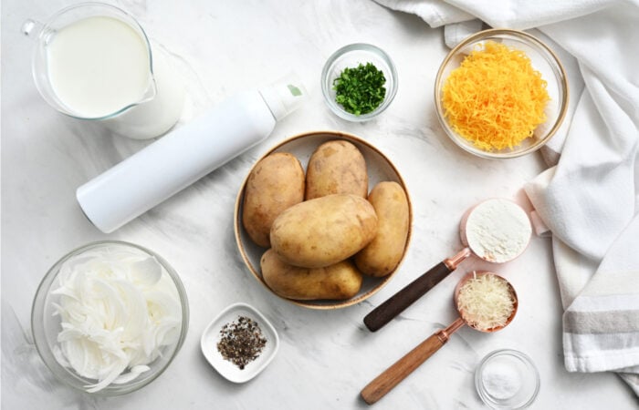 ingredients to make Creamy Scalloped Potato recipe