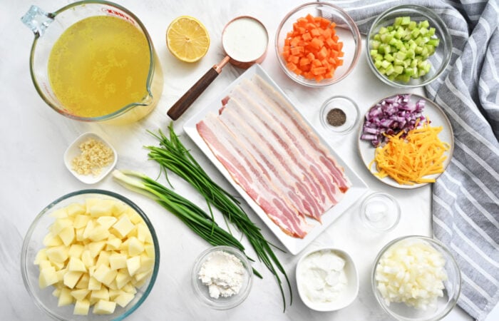 ingredients to make Irish Potato Soup