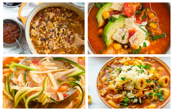 high protein chicken soup