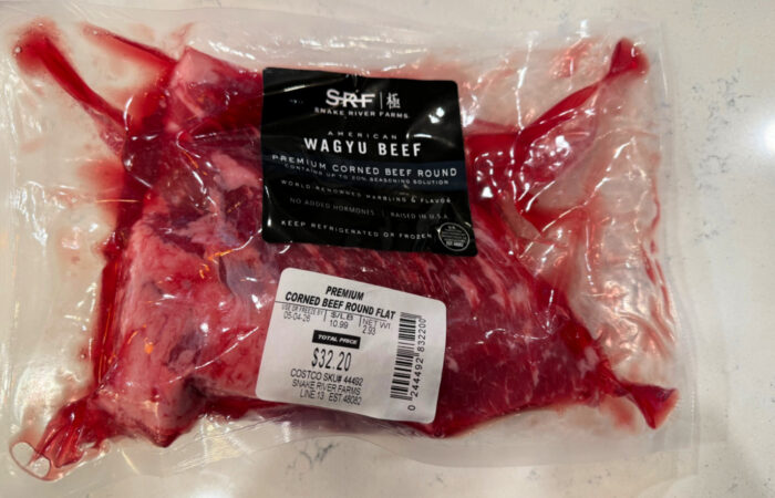 a Wagyu Corned Beef from Costco