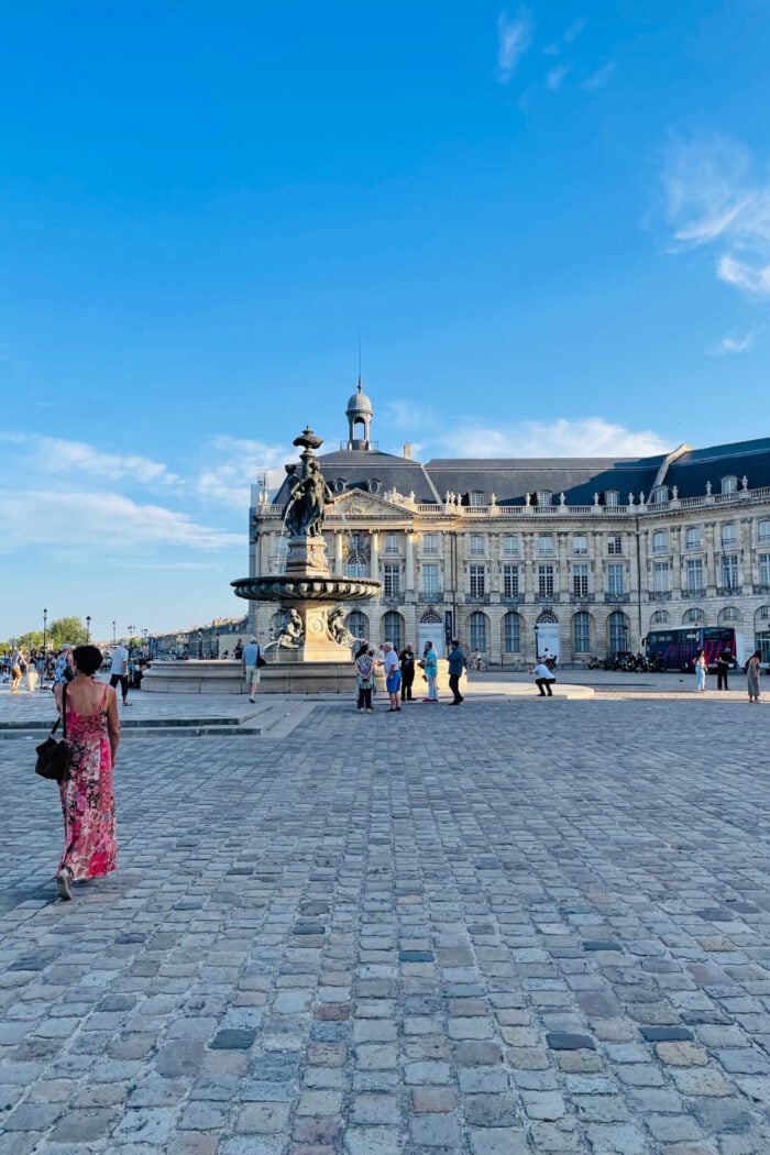 city center in Bordeaux