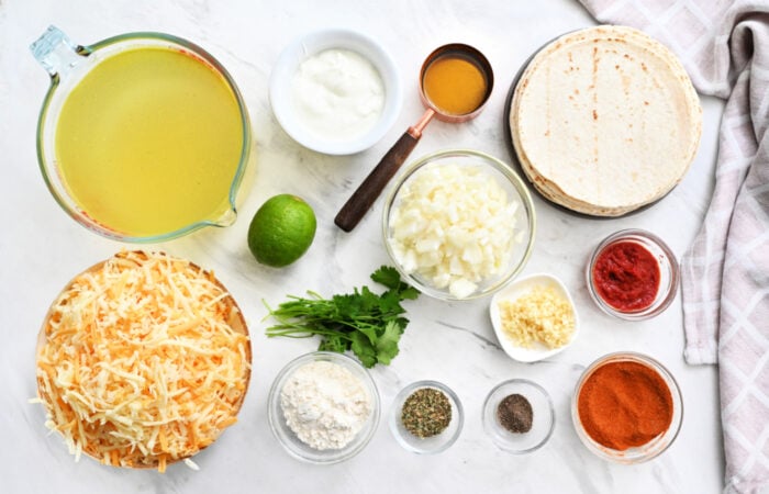 ingredients to make enchiladas