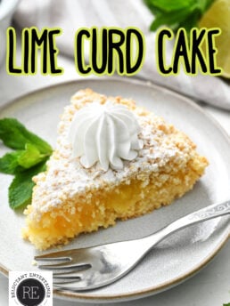 Lime Curd Cake