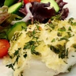 fresh piece of Panko Crusted Cod (with Mayo)