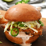 a Cod Burger