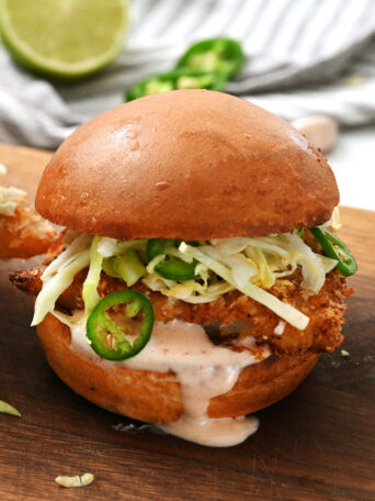 a Cod Burger