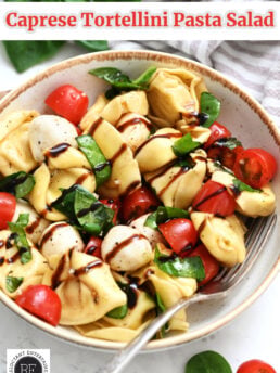 Caprese Tortellini Pasta Salad