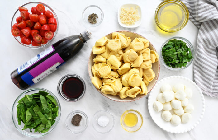 ingredients to make Caprese Tortellini Pasta Salad