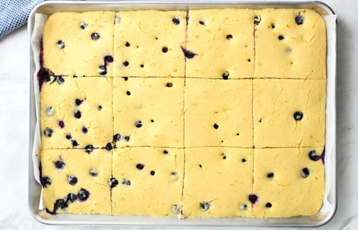 baking pan of 1 large pancake