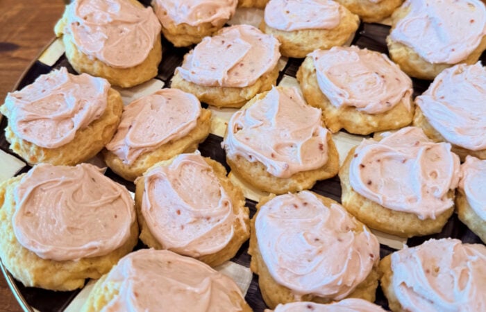 pink frosting cookie recipe