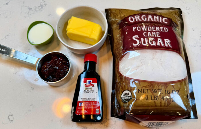 powdered sugar frosting