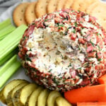 a Dill Pickle Cheese Ball