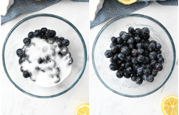 adding sugar to pancakes