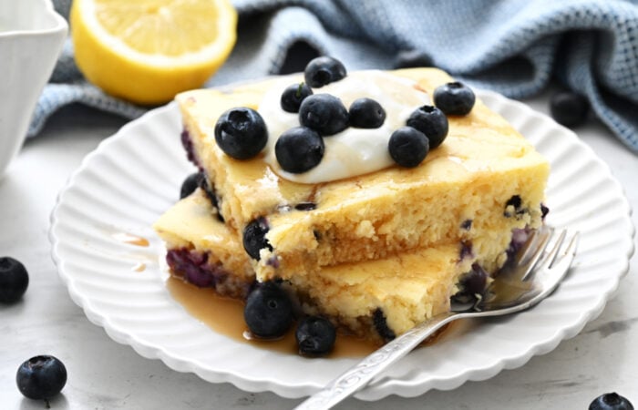 pancakes with cream
