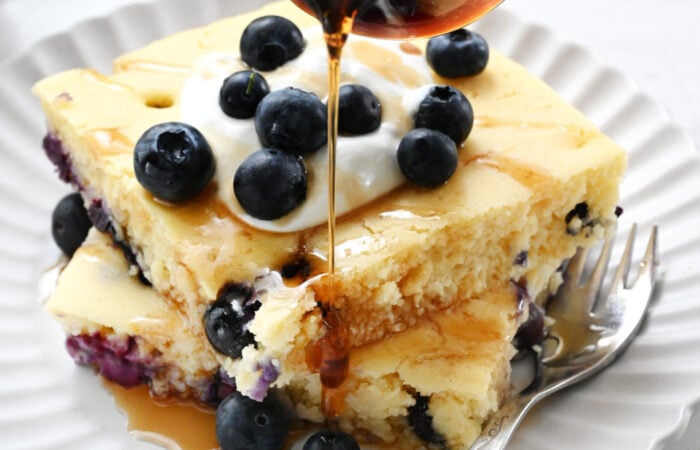 pancakes with syrup