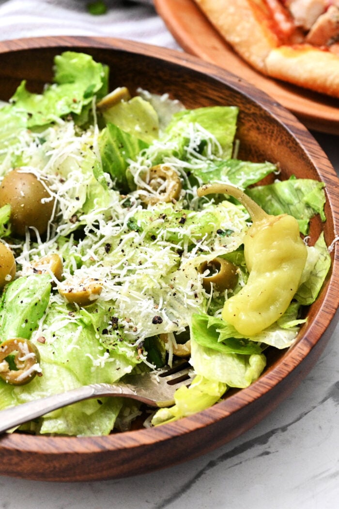 cheese on salad