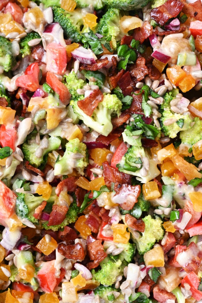 Sunflower Crunch Salad with bacon